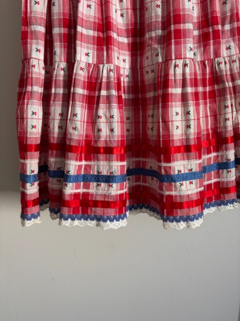 Vintage western a-line plaid skirt - size 4 - Picture 4 of 6